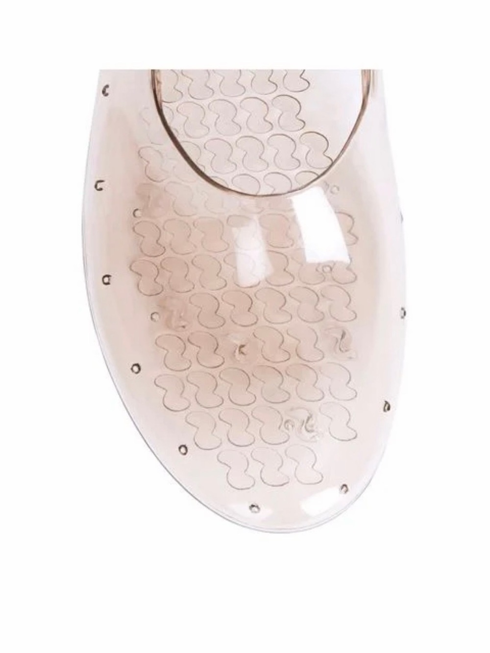SKIMS Clear Ballet Flats in Nude-Tone Transparent - Picture 6 of 12